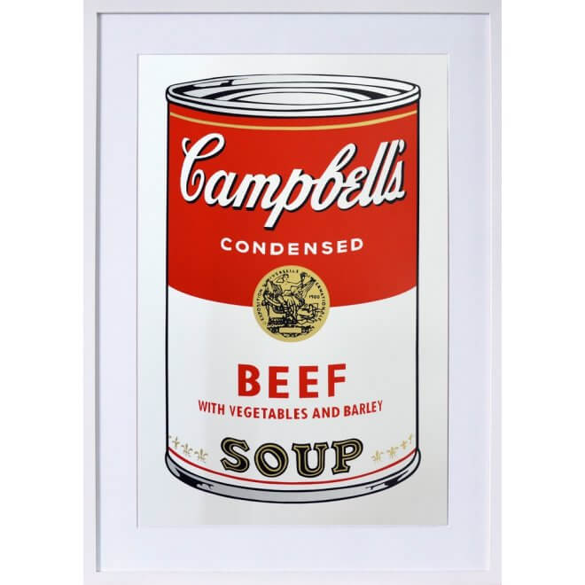 Andy Warhol: Campbells Beef Soup