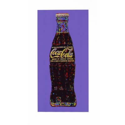 Andrei Krioukov: Cola-Flasche (indigo)