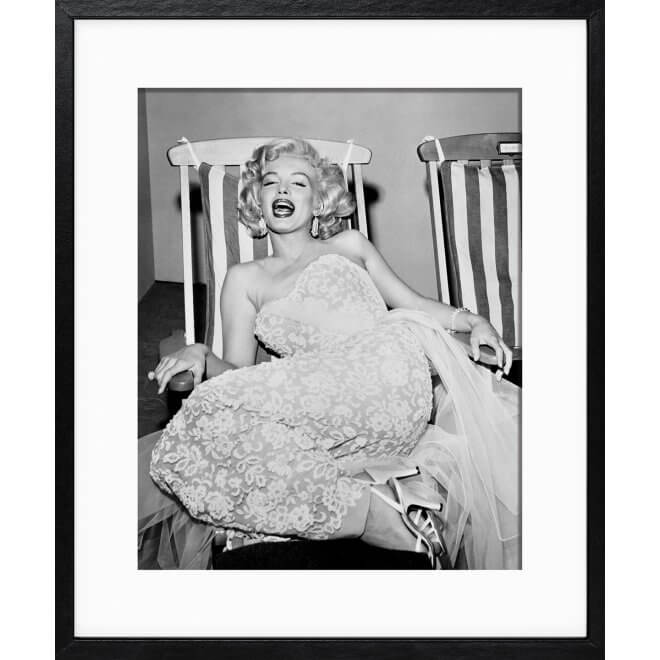 Frank Worth: Marilyn Monroe in Deckchair 1955
