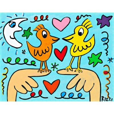 James Rizzi: Love those love birds