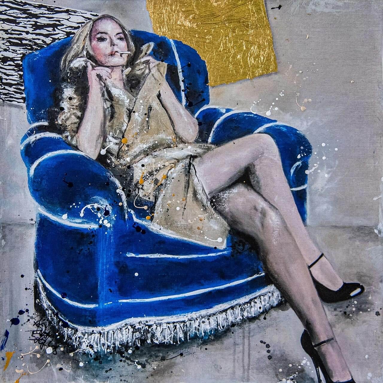 Astrid Stöfhas: The blue french armchair