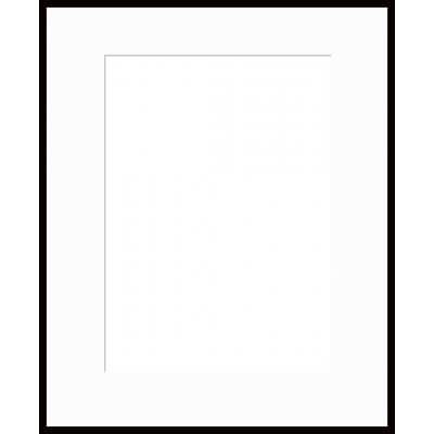 Alurahmen schwarz-matt | 80 x 65 cm