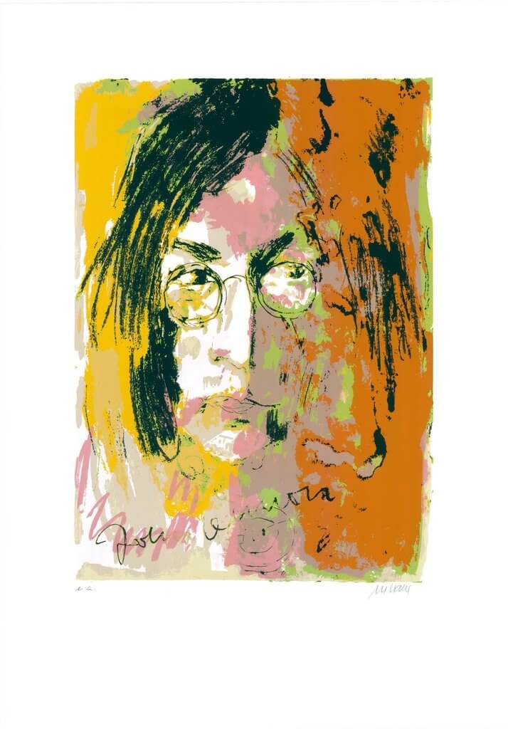 Armin Mueller-Stahl: John Lennon (grün/orange)