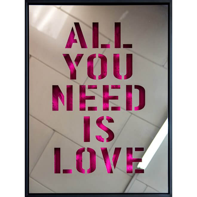 All you need is love Pink