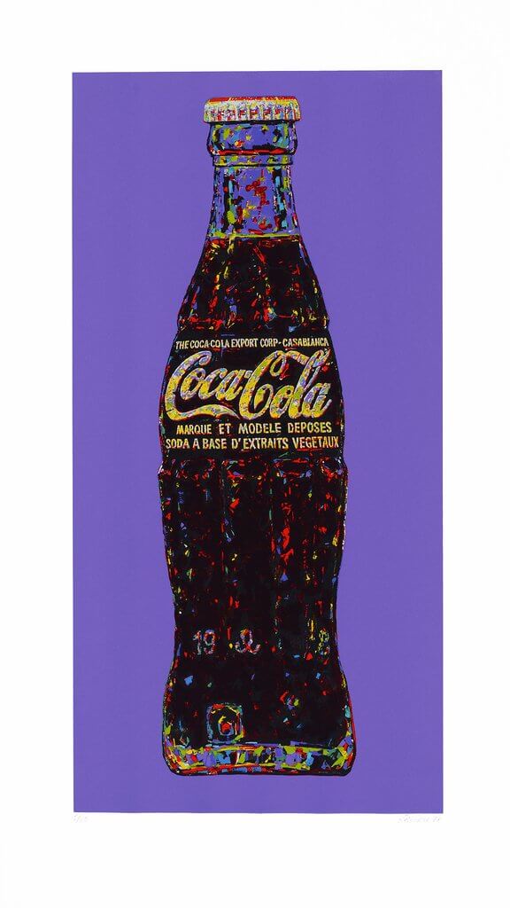Andrei Krioukov: Cola-Flasche (indigo)