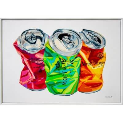 Ute Hillenbrand: CHAMPAGNE CANS