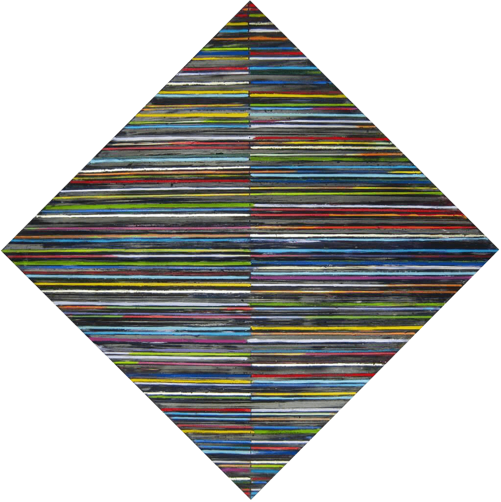 Petra Rös-Nickel: Diagonal Stripes III