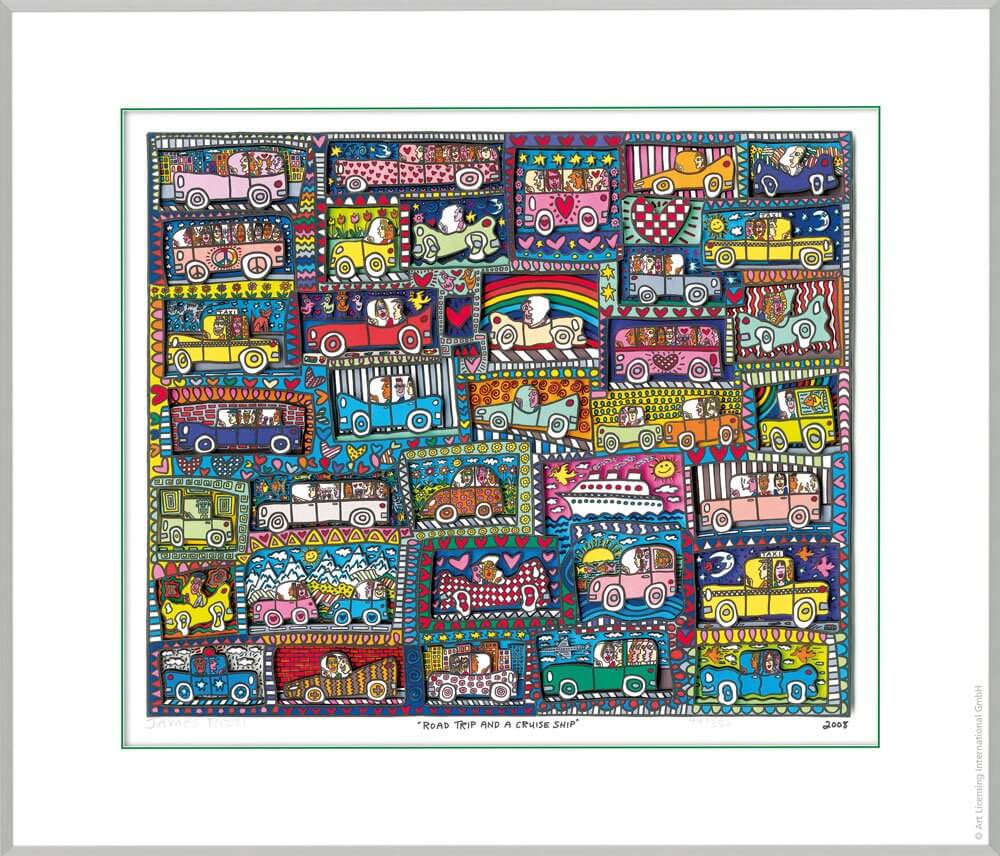 James Rizzi: Road Trip And A Cruise Ship