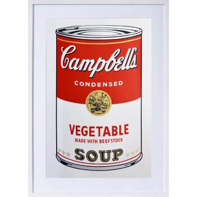 Andy Warhol: Campbells Vegetable Soup