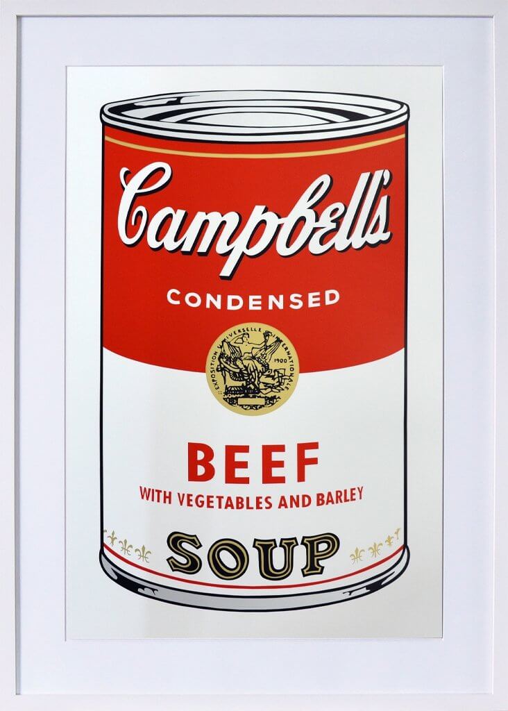 Andy Warhol: Campbells Beef Soup