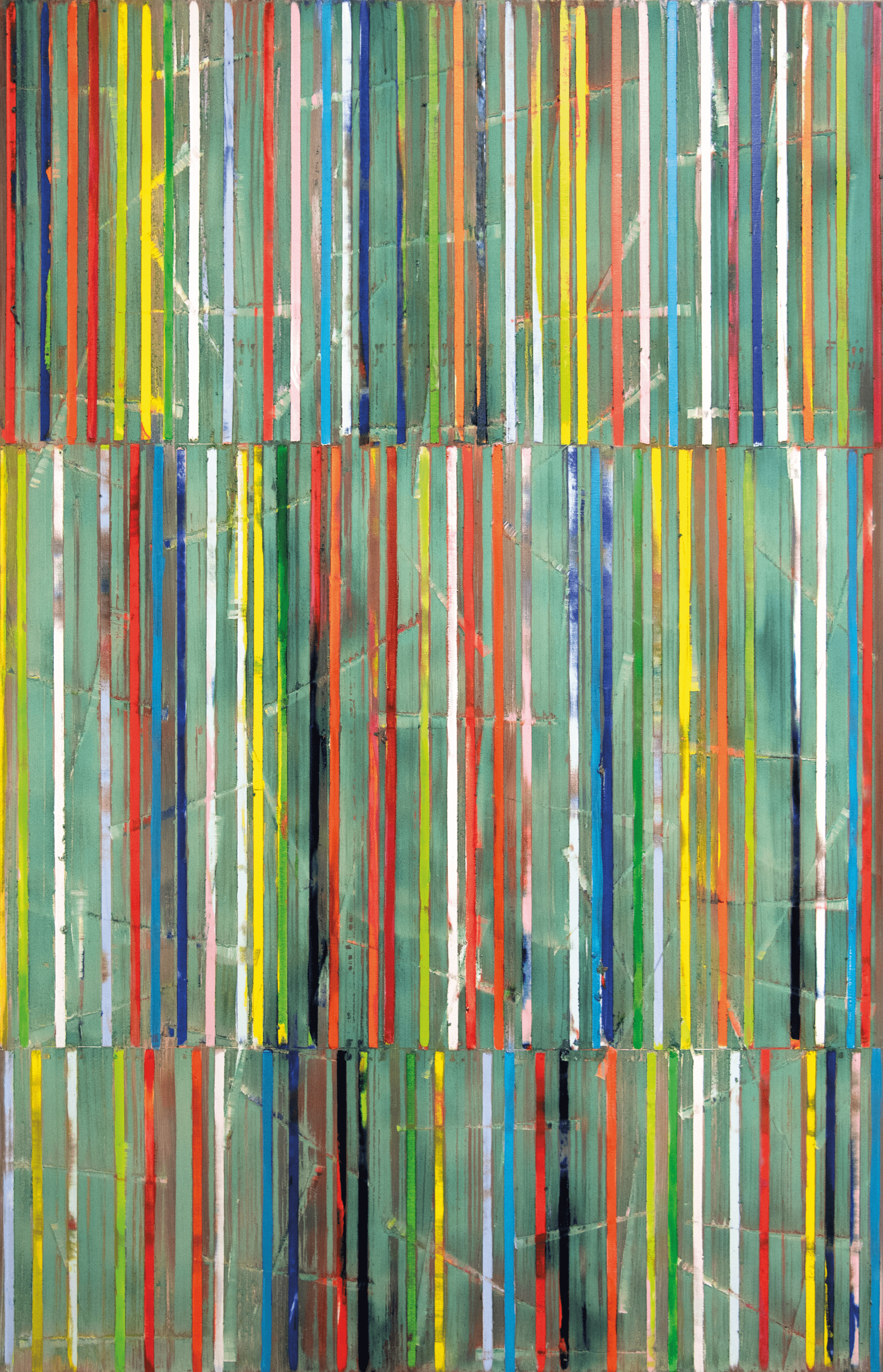 Petra Rös-Nickel: Turqouise Stripes